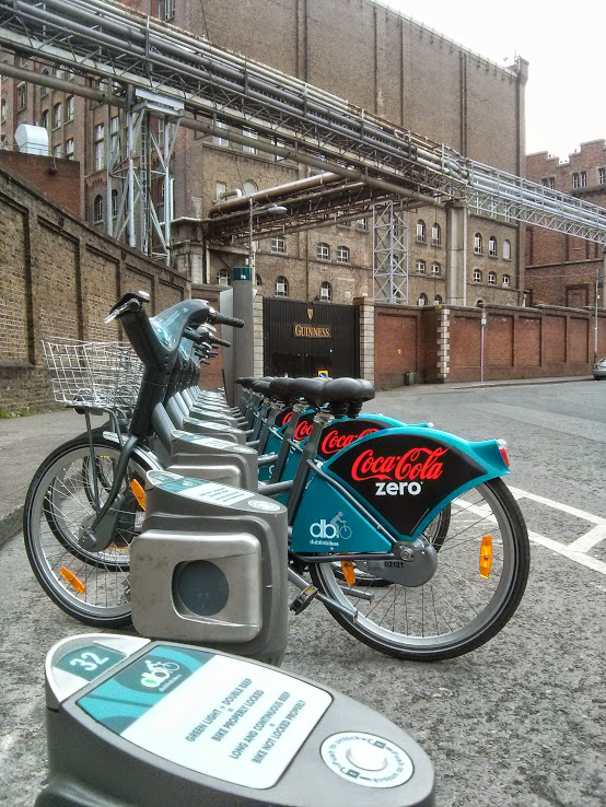 Dublin Bikes at the Guinness Storehouse