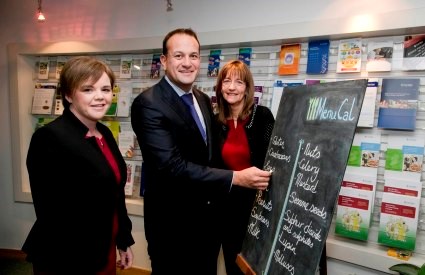 Leo Varadkar at the launch of the MenuCal Allergen Tool