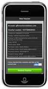 GiftVoucherSolutions mobile redemptions app