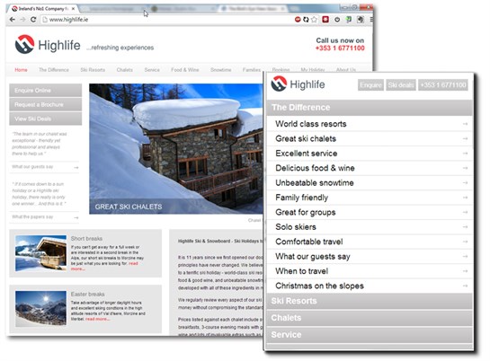 Highlife Responsive Website