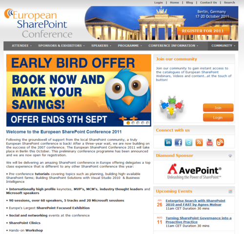 Sharepoint Europe Site