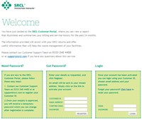 SRCL seagull login page