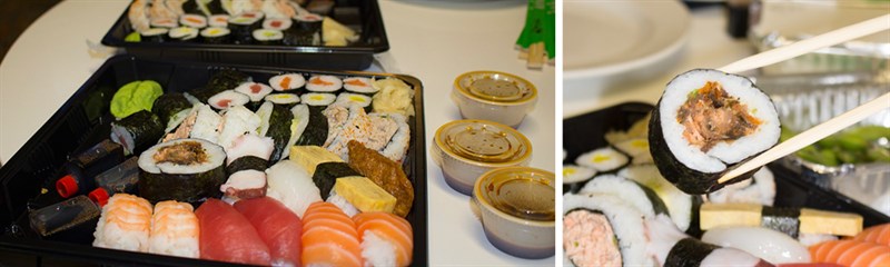 Sushi for lunch